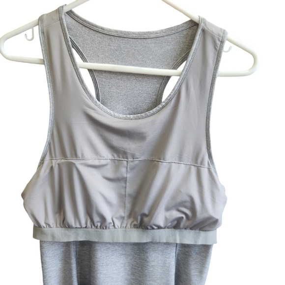 Harmony & Balance Gray Sporty Chic Minimalist Athleisure Exercise/Yoga Dress XL - Picture 6 of 9